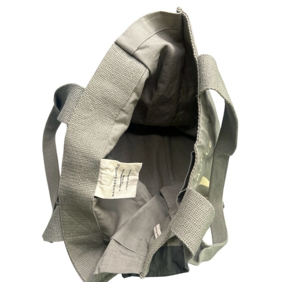 Barnes & Noble Gray and Cream Tote Bag - Picture 3 of 7